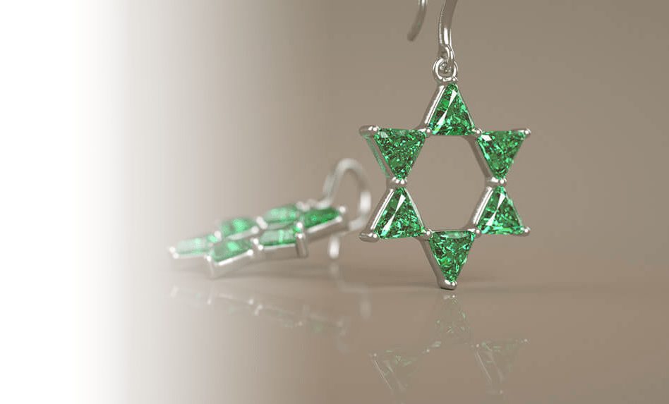 Spiritual Gemstone Jewelry - Star of David